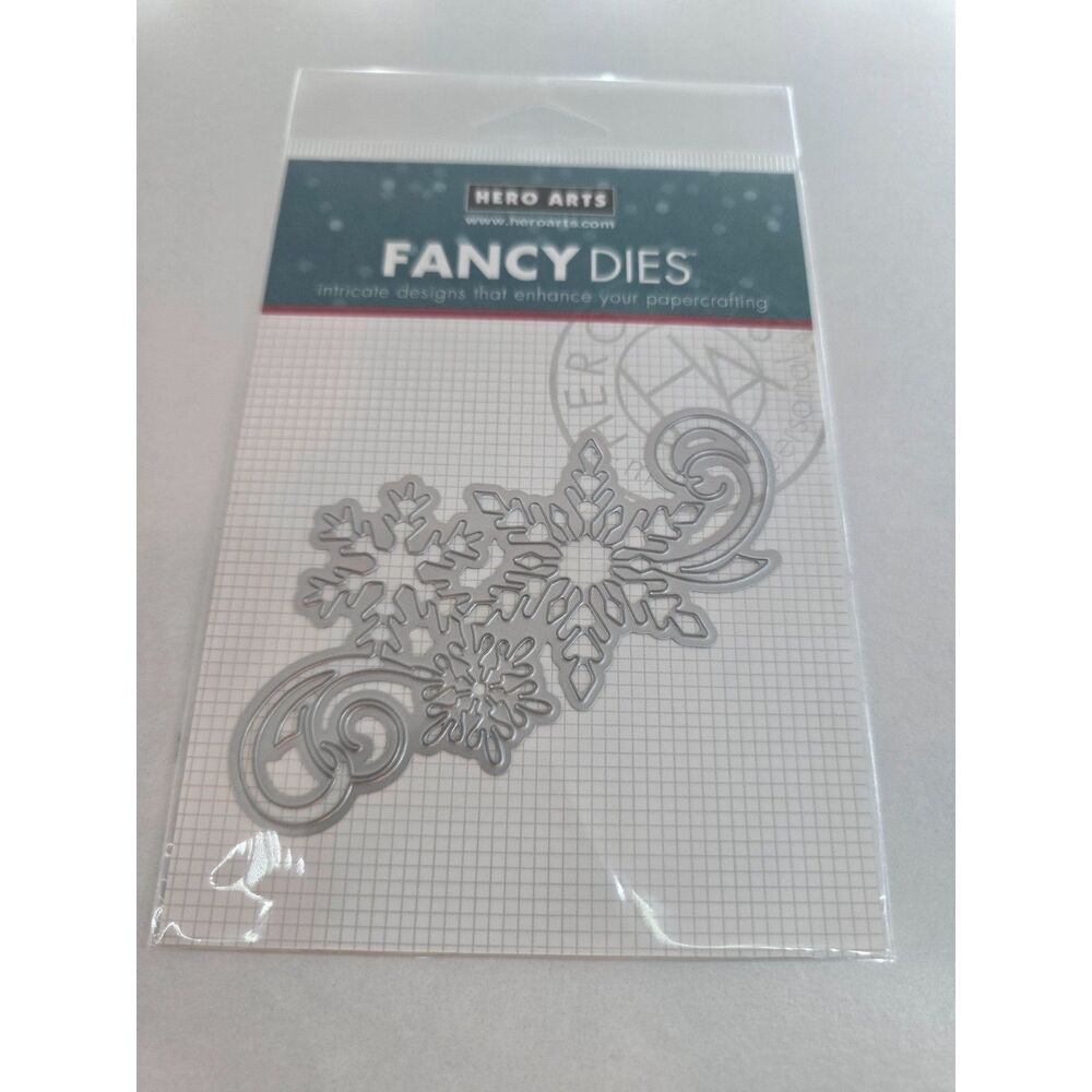Hero Arts DI661 Snowflake Cluster Fancy Dies Christmas Holiday NEW